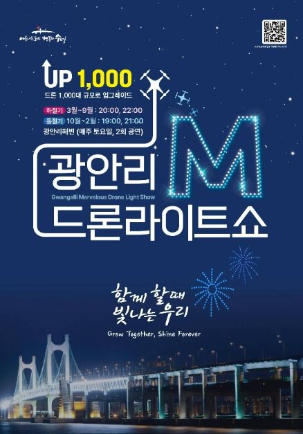 광안리 M(Marvelous) 드론 라이트쇼 이미지